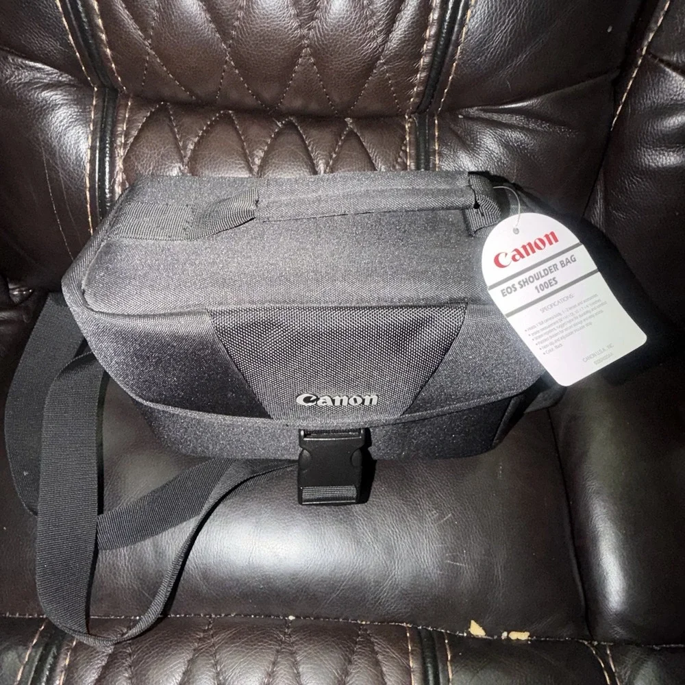New Canon EOS 100ES‎ Shoulder Camera Bag Case Black Padded DSLR Crossbody